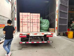 矿用囊袋注浆封孔器+两套zbq气动注浆泵发货贵州某煤矿！