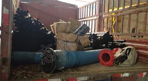 山西客户订购两堵一注封孔器+瓦斯抽放管装车走起！